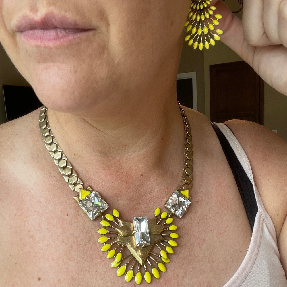 Stella & Dot necklace & earrings